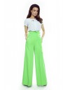 91-18 Eleganckie spodnie z wysokim stanem (zielone)