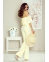 112-06 IVO jumpsuit with bare shoulders (yellow)