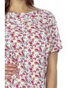 65-02 AMELIA – blouse with two valances (flowers ecru)